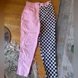 Split Pattern Pants